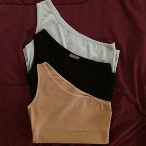 💥SOLD💥Single Shoulder Tank Tops