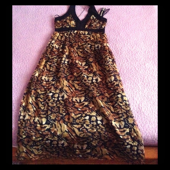 Leopard print silk Dress 💐