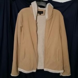 Camel Hoodie Coat