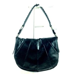🎉 Vera Pelle Black Leather Bag Italy