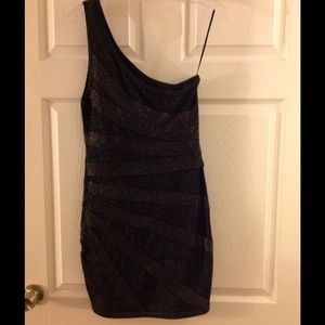 Gold Glitter Bandu Dress