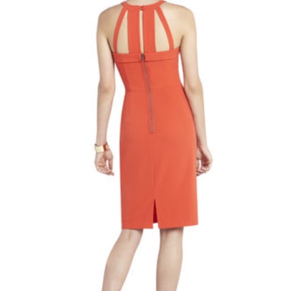 BCBG Macie Bright Poppy Dress