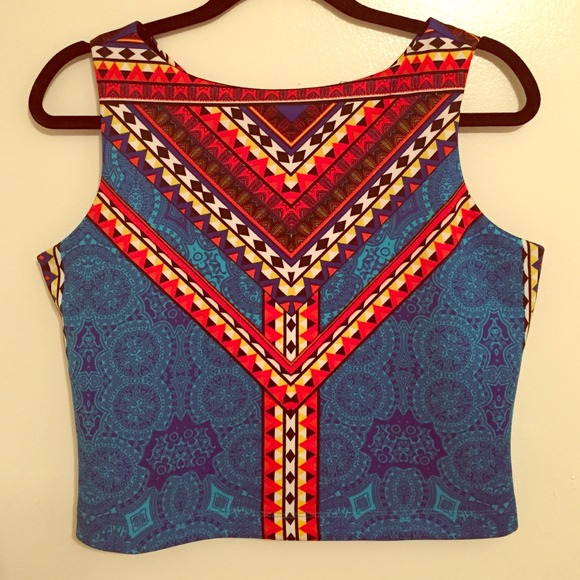 Aztec Print Top