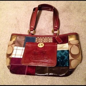 HUGE PRICE DROP Authentic Coach Patchwork Tote