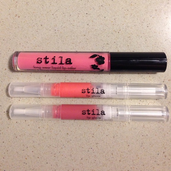 Stila Other - Stila Long Wear Liquid Lip Gloss and 2 Lip Glazes