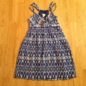LOFT Blue Tea Party Dress