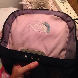 North face pink fanny pack