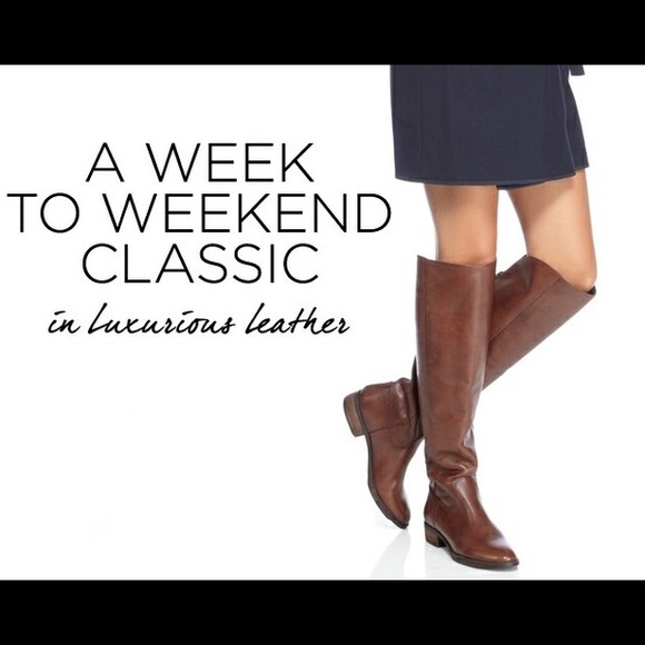 'Andie' leather riding boot