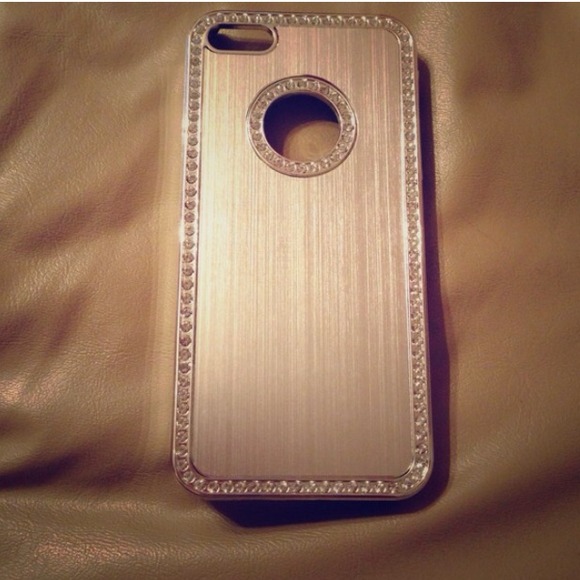 iPhone 5 phone silver case