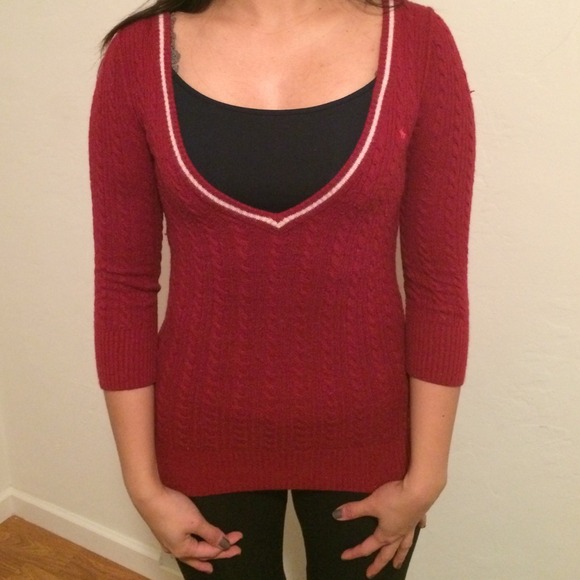 A&F Red Sweater