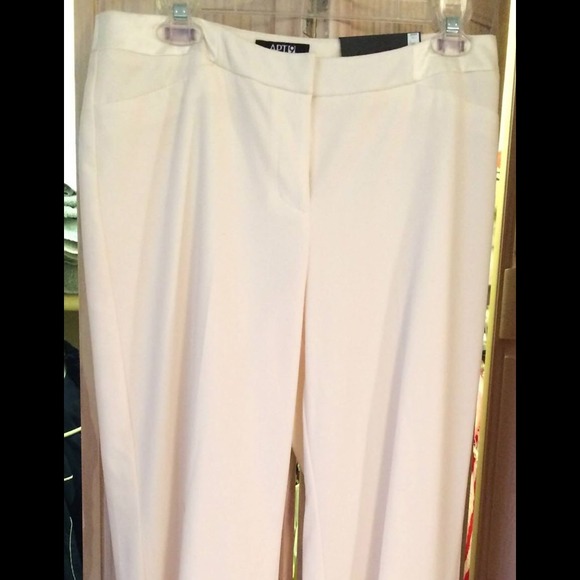 New cream dress pants