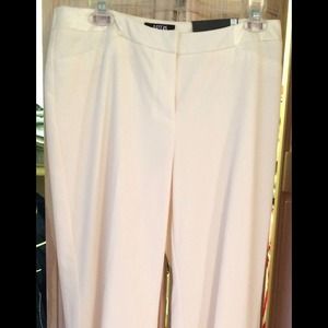 New cream dress pants