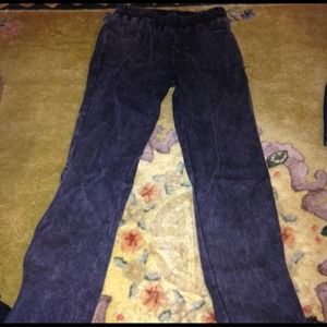 Grey acid wash leggings with pockets