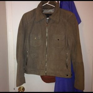 Elie tahari suede jacket