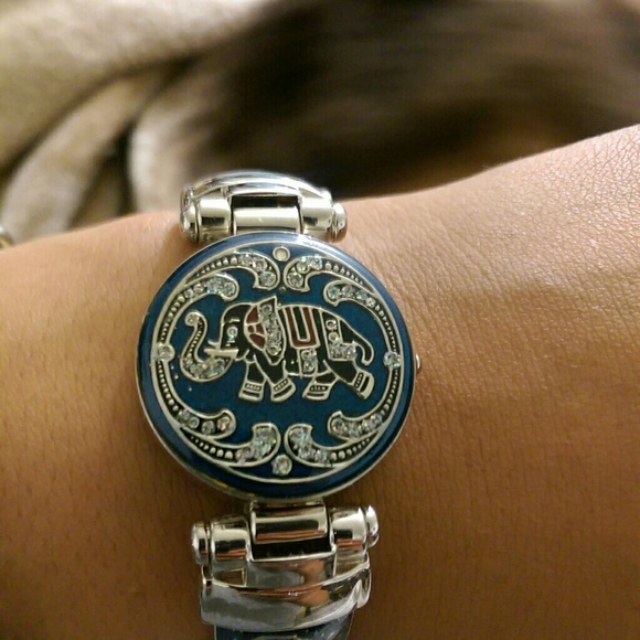 Stirling silver Elefent watch .