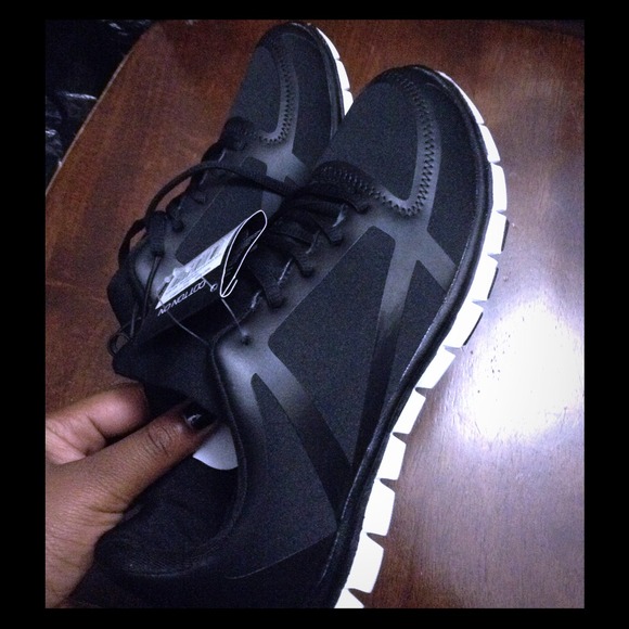 Black sneakers