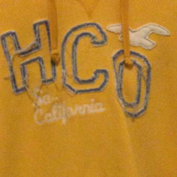 Hollister Sweaters Yellow Pullover Hollister Hoodie Poshmark