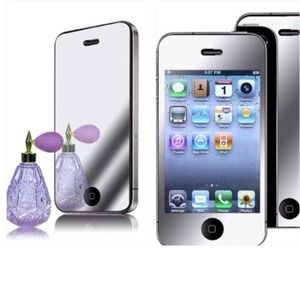 IPHONE 5 MIRROR SCREEN PROTECTOR!