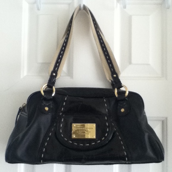 Black Tommy Hilfiger Small Bowler Purse