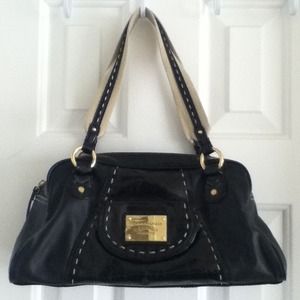 Black Tommy Hilfiger Small Bowler Purse