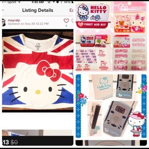 Hello Kitty ~ Clock, Shirt & Bandages