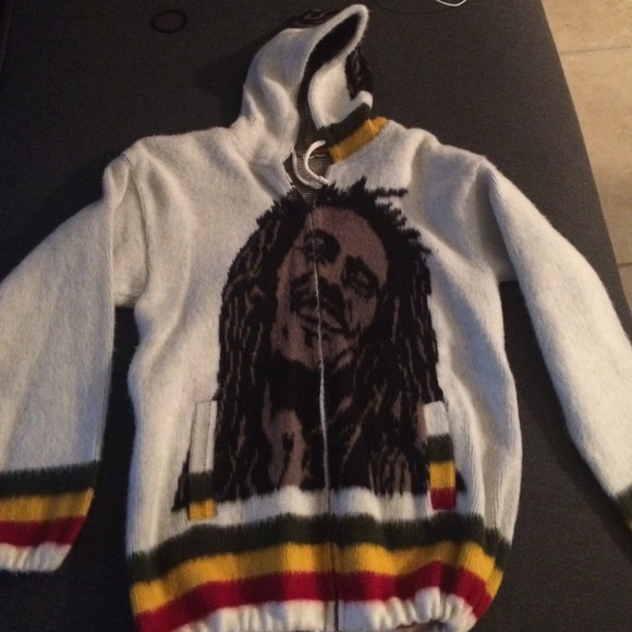 Bob Marley Fuzzy hoodie