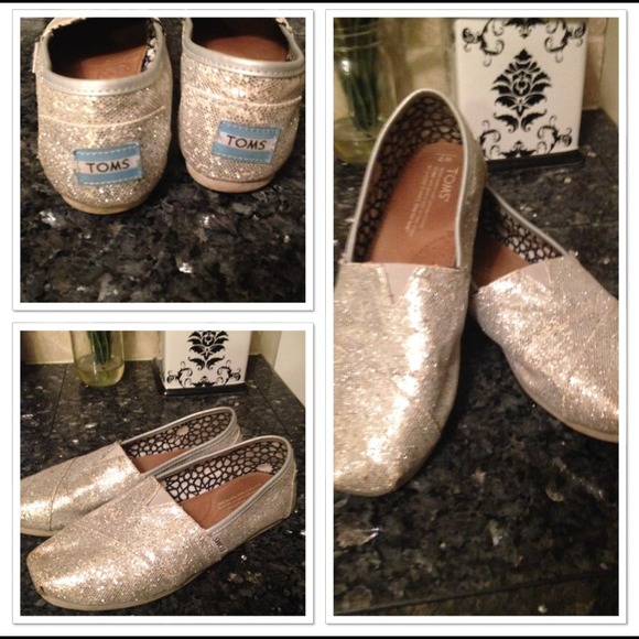 TOMS Shoes - Toms Silver Glitter