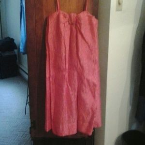 BCBG Maxazria  textured strapless tunic/dres