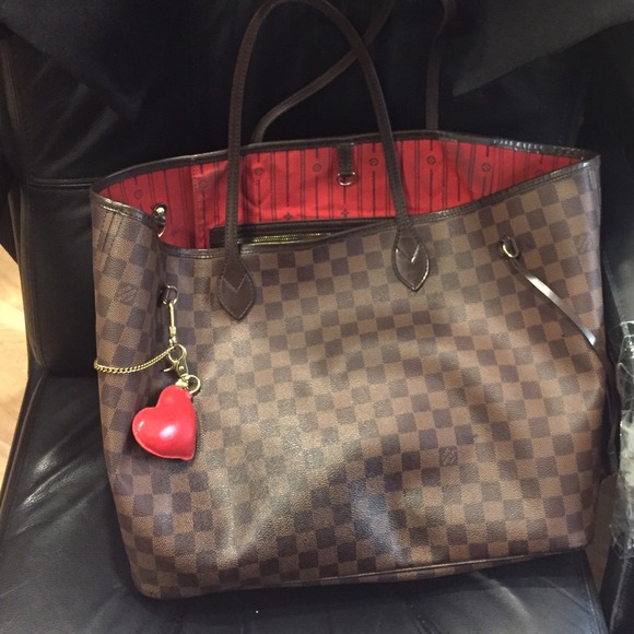 ️SOLDLouis Vuitton Neverfull GM Damier Ebene & Key - Picture 2 of 4