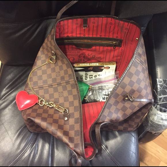 ️SOLDLouis Vuitton Neverfull GM Damier Ebene & Key - Picture 3 of 4