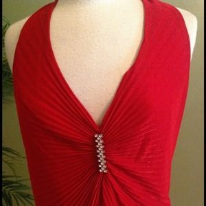 Bright Red Prom Dress