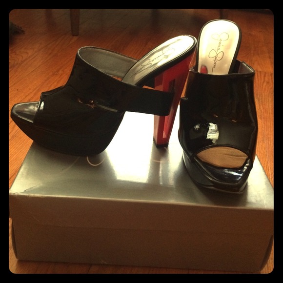 Platform sling backs