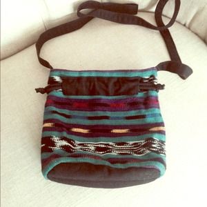 A printed purse
