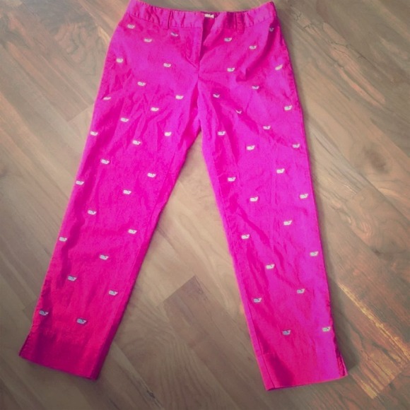 Vineyard Vines HOT PINK Capri Size 0