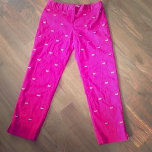 Vineyard Vines HOT PINK Capri Size 0