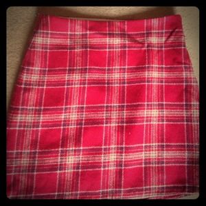 J Crew wool mini skirt