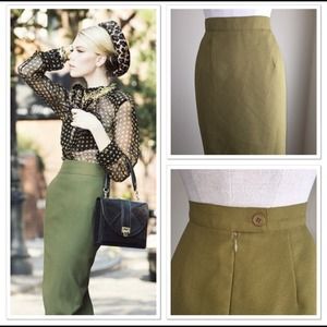🎉 HOST PICK 🎉 Green Skirt vintage
