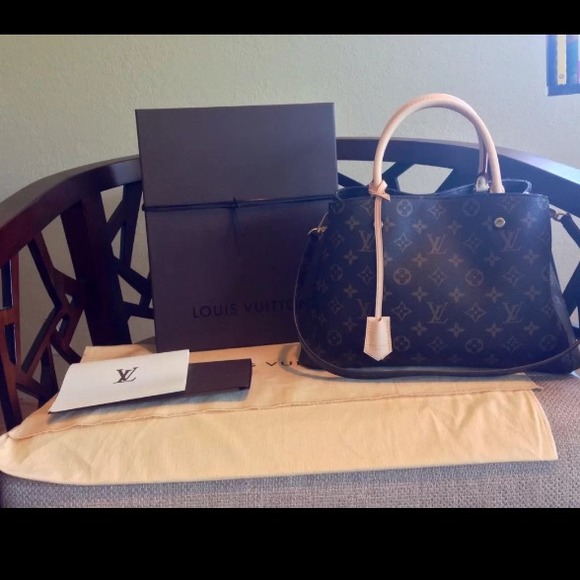 💢SOLD on Tradesy💢Auth Louis Vuitton Montaigne MM - Picture 2 of 4