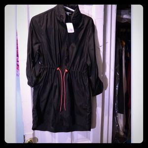 Long windbreaker jacket