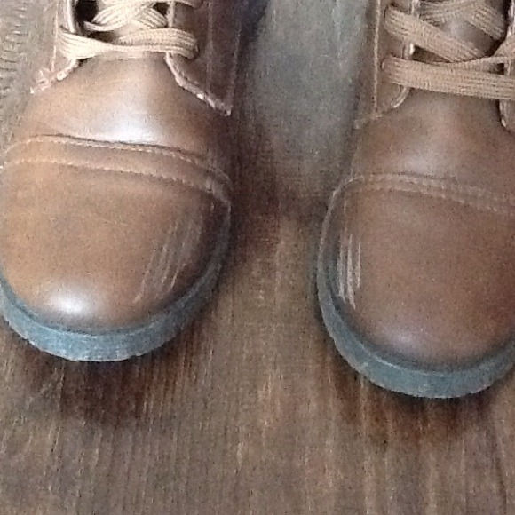 💢Sold💢Brown/Tan combat boots Leopard - Picture 3 of 3