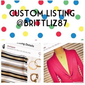 Custom listing for @brittliz87