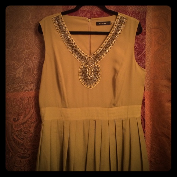 Ellen Tracy. Charmeuse Dress