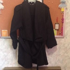 Black Burberry Wool Jacket