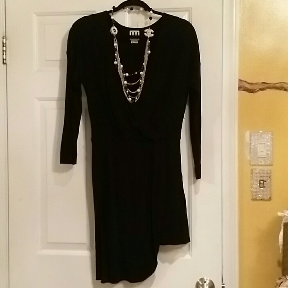 🎉🎉HP 1/29🎉🎉HAUTE HIPPIE Black Dress💝💝🌹🌹🌹 - Picture 3 of 4