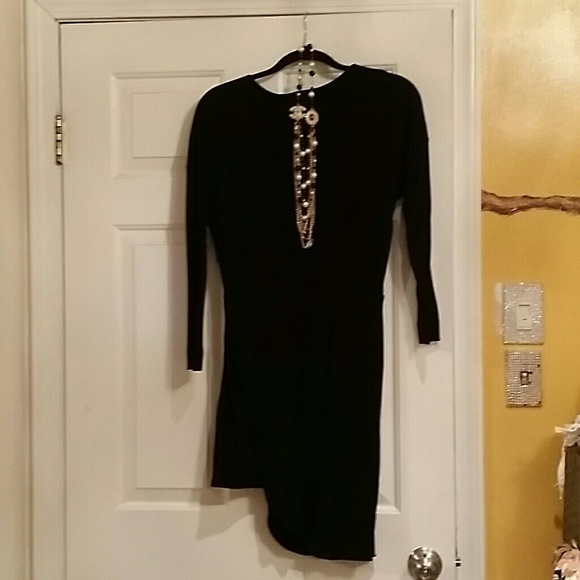 🎉🎉HP 1/29🎉🎉HAUTE HIPPIE Black Dress💝💝🌹🌹🌹 - Picture 4 of 4