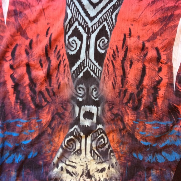 Blushed Pattern Top - Picture 2 of 4