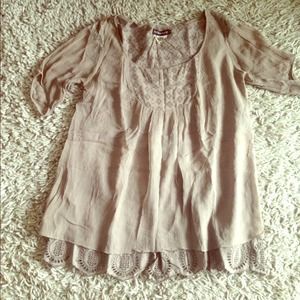 Antik batik crepe and cotton tunic