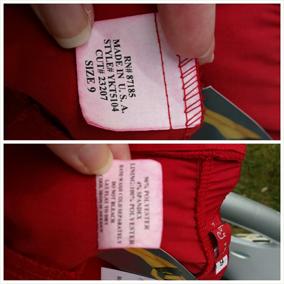 🌷HP🌷NWT Beautiful Red Dress with Ruffles - Picture 4 of 4