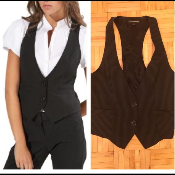 Express Tops - Express design studio pinstripe vest