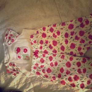 Carters onesie and pants.